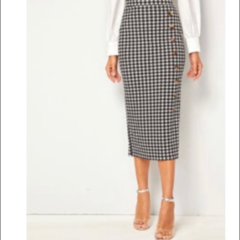MIDI Gangnam Style MIDI skirt with Buttons